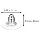 thumbnail image 2 of 100 tapones para los oídos con forma de disco volador, con forma de bala, de metal y plástico., 2 of 6