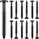 thumbnail image 2 of 60 Pcs 3 Inch Vinyl Shutter Fastener Window Panel Peg Lok Pin Pegs Screws Shutter Spikes Anchor (Black), 2 of 5