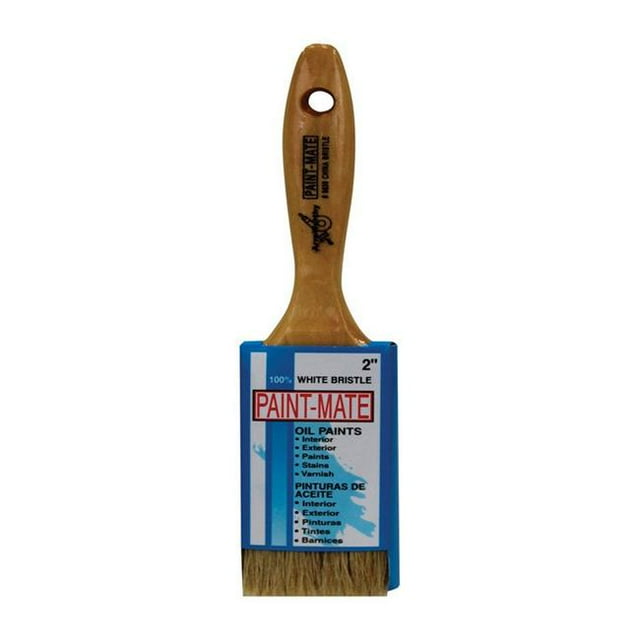 Arroworthy 1808054 Pinceau à Poils de Porcelaine Blanc Ciselé de 2 Po