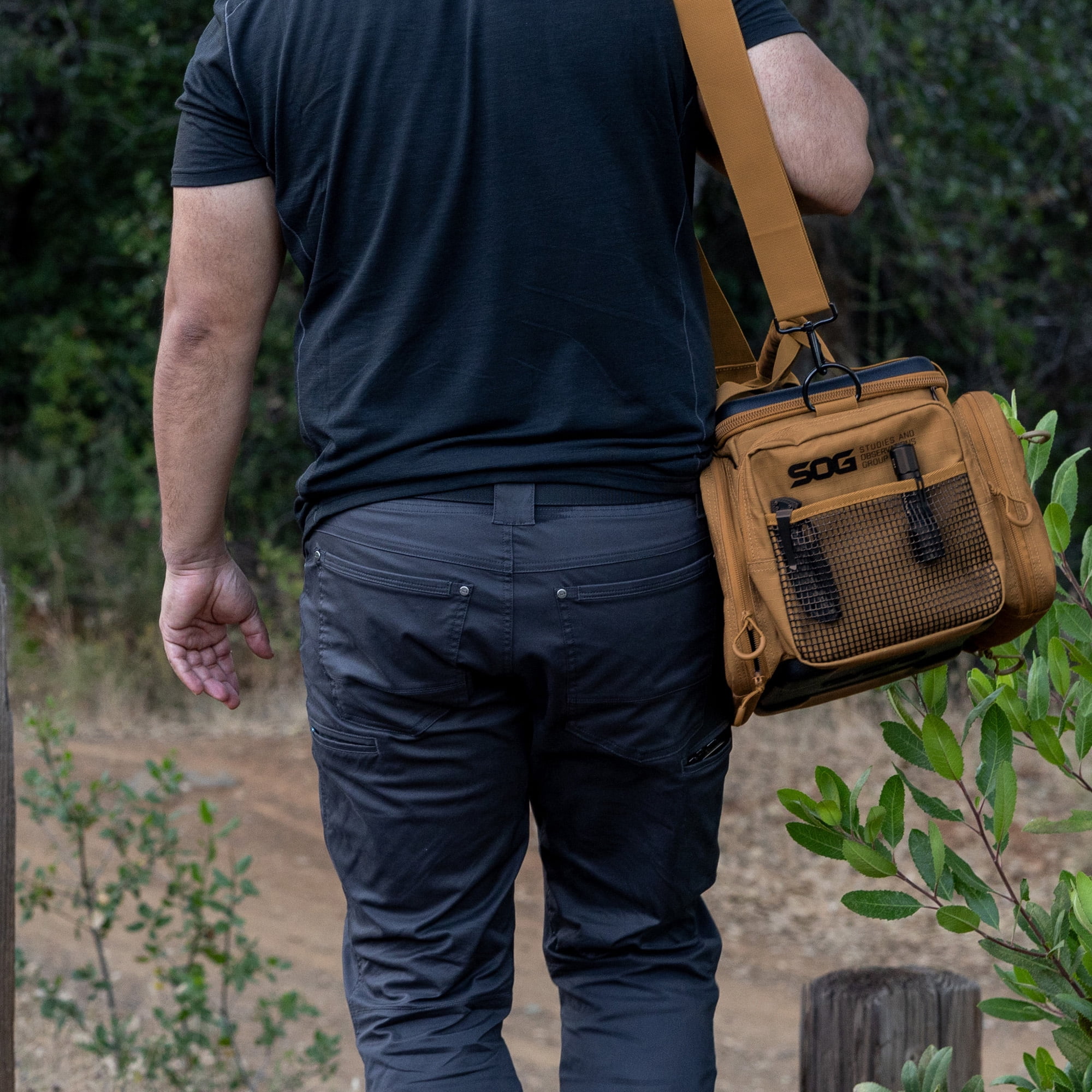 SOG Gold Range Bag, Soft Case Ammunition Case and Holder for Shooting Enthusiasts, Polyester