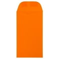 thumbnail image 2 of JAM Paper #6 Coin Envelopes, 3 3/8 x 6, Orange, 1000/Carton, 2 of 2