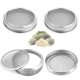 thumbnail image 1 of 4 Pack Sprouting Jar Screen Lids, 304 Stainless Steel Sprouting Lids For Wide Mouth 32 Oz Mason Jars, 1 of 5