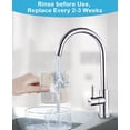 thumbnail image 5 of Paquete de 8 filtros de repuesto para fuente automática para mascotas, fuente de agua para gatos, dispensador de agua para perros, 84oz/2,5l, 5 of 5