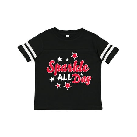 

Inktastic Sparkle All Day with Stars Gift Toddler Boy or Toddler Girl T-Shirt