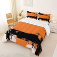thumbnail image 2 of Homewish Orange Watercolor Ombre Full Size Comforter Sets,Abstract Artwork Bedding Comforter Set,Reversible,3 Pieces,1 Comforter and 2 Pillowcases, 2 of 7