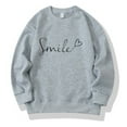 thumbnail image 3 of FUZHIQ Girl Long Sleeve Shirts Christmas Crew Neck Long Sleeve Sweatshirts Toddler Cute Print Tops Unisex Pull on Trendy Fall Winter Clothes Grey for 4-5 Years, 3 of 5