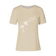thumbnail image 4 of BLVB Summer Tops for Women Graphic Tee Short Sleeve Crewneck Print T Shirts Cute Basic Shirts, 4 of 4