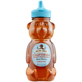 Busy Bee Clover Squeeze Honey Bottle, 8 oz - Case of 12 - Walmart.com