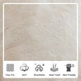 thumbnail image 3 of Lovableguy Floral-shaped Bean Bag Couch for Adults,Soft Faux Fur Loveseat Boneless Floor Sofa with 3 Pillow for Small Space,Bedroom,Apartment,Beige, 3 of 7