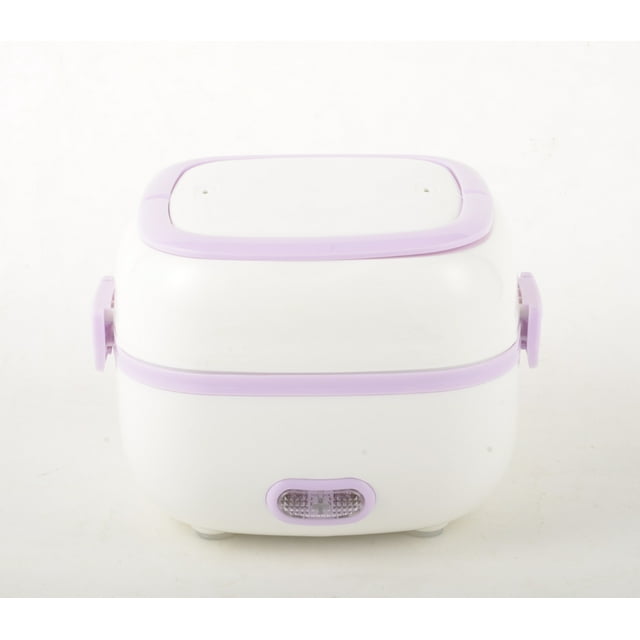 110V 1L Portable Multifunctional Electric Steamer Lunch Box Mini Rice Cooker Portable Food Heater For Cooking Rice, Steaming Eggs, Vegetables