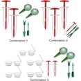 thumbnail image 4 of HUGFEGWE 6 Pieces Mini Sowing Seed Dispenser Sower Small Seed Spreader Seed Planter Tool, Handheld Seed Planter, Seed Sower Tool with Seedlings Dibber(6pcs-A) CA919-77252, 4 of 7