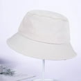 thumbnail image 3 of SikaFu Spring And Autumn Sunscreen Hat Korean Edition Light Plate Solid Color Fisherman Hat Classic Leisure Fashion Outdoor Sunshade Advertising Pot Hat Female, 3 of 9