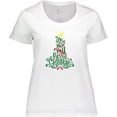 thumbnail image 3 of Inktastic We Wish You A Merry Christmas Women's Plus Size T-Shirt, 3 of 5