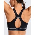 thumbnail image 2 of Sostén SYROKAN 38DD Talla Grande Acolchado con Espalda Deportiva Negro, 2 of 6