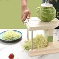 thumbnail image 4 of Rotary Cabbage Chopper, Multifunctional Vegetable Slicer and Grater, Hand Crank Cabbage Shredder for Coleslaw, Chi, and Salad, by IHXORA, 4 of 6