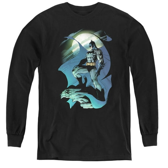 Batman - Glow Of The Moon - Youth Long Sleeve Shirt - Medium