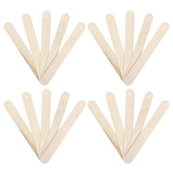 Minkissy 100Pcs Paint Stir Light Brown for Artists and Craftsmen in Round Shape