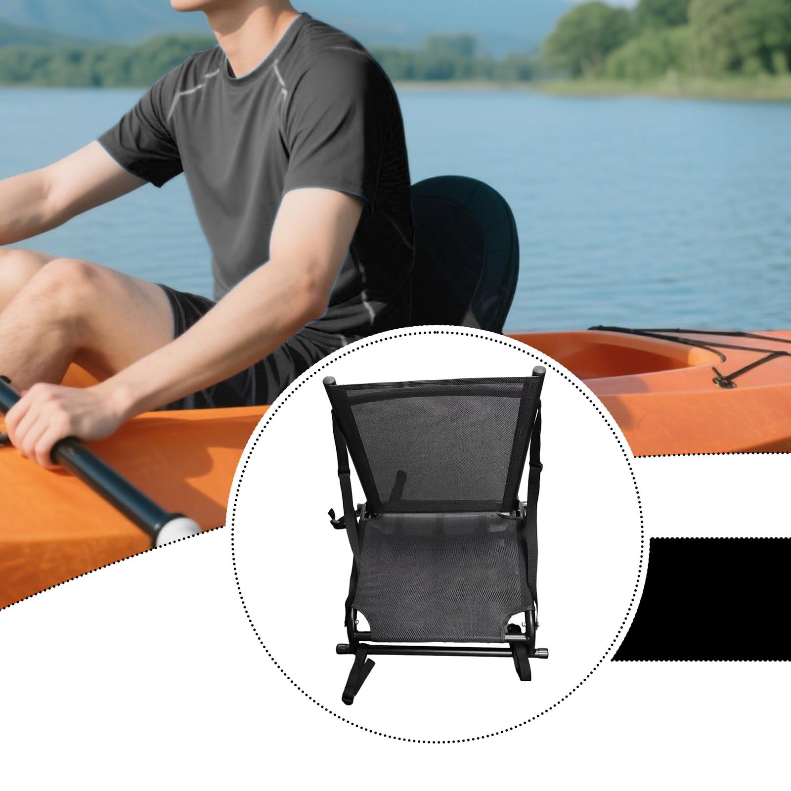 harayaa Kayak Seat Canoe Backrest Seat Folding Versatile Adjustable for Sit in Practical