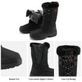 thumbnail image 2 of DREAM PAIRS Women's Mid Calf Winter Snow Boots with Warm Faux Lined, 2 of 5
