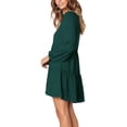 thumbnail image 4 of Robe Tunique d'Été pour Femmes Col en V Décontractée Ample Fluide, 4 of 6
