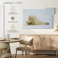 thumbnail image 5 of Elephant Stock Lazy Polar Bear Wall Art - Horizontal Canvas Wall Art - Living Room Wall Decor - Animal Canvas - White And Beige Decor - 36" x 24", 5 of 8