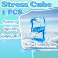 thumbnail image 3 of 2025 Ice Cube Squishy Toys Stress Balls for Kids/Adults Autism Sensory Toys Squishy Stress Ball, Squeeze Sugar Ball Party Favors Stress Toys, Stress R, 3 of 5