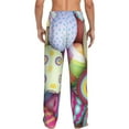 thumbnail image 3 of Fotbe Colorful Easter Eggs Men's Pajama Pants,Sleepwear Pants,Pj Bottoms Drawstring And Pockets-Small, 3 of 9