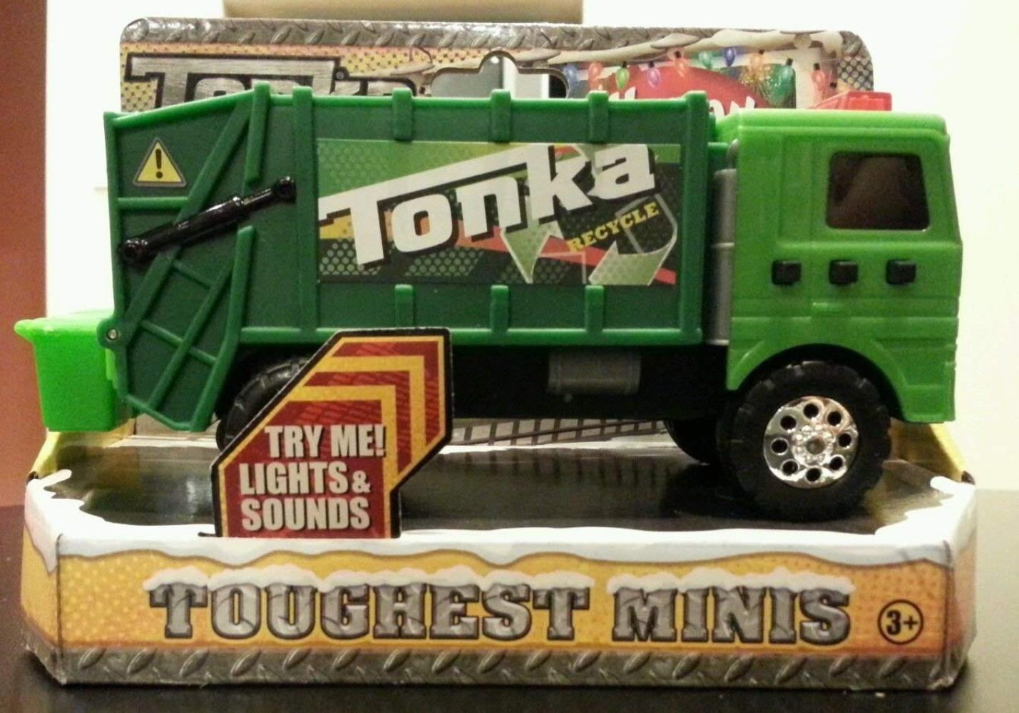 tonka toughest minis recycling garbage truck