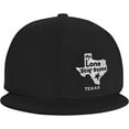 thumbnail image 2 of Texas Lone Star State Trucker Hat Men Baseball Cap Women Dad Hat Sun Hat Adjustable Ponytail Hat Black, 2 of 8