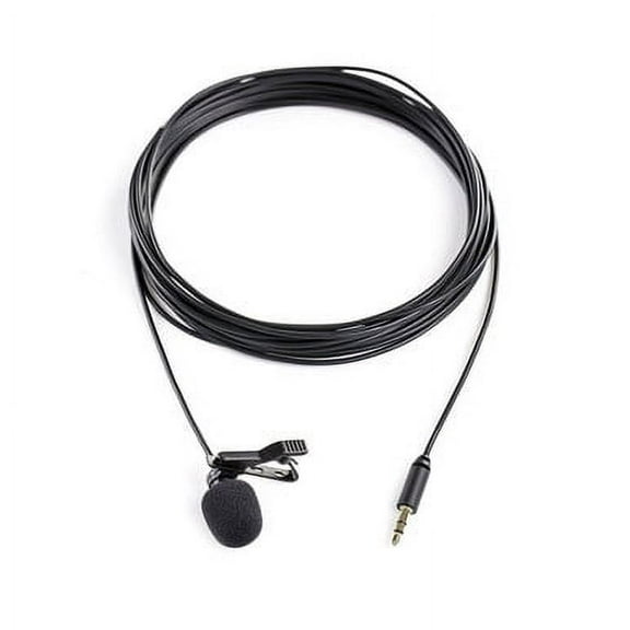 SR-XLM1 Omnidirectional Lavalier Mic with 3.5mm TRS Output for Cameras, Recorders More (20' Cable)