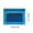 Sky Blue488, variant on Bklubk Cloth Eyelet Binder B5 Office Storage File Bag With Three Holes And Zipper Pen Bag