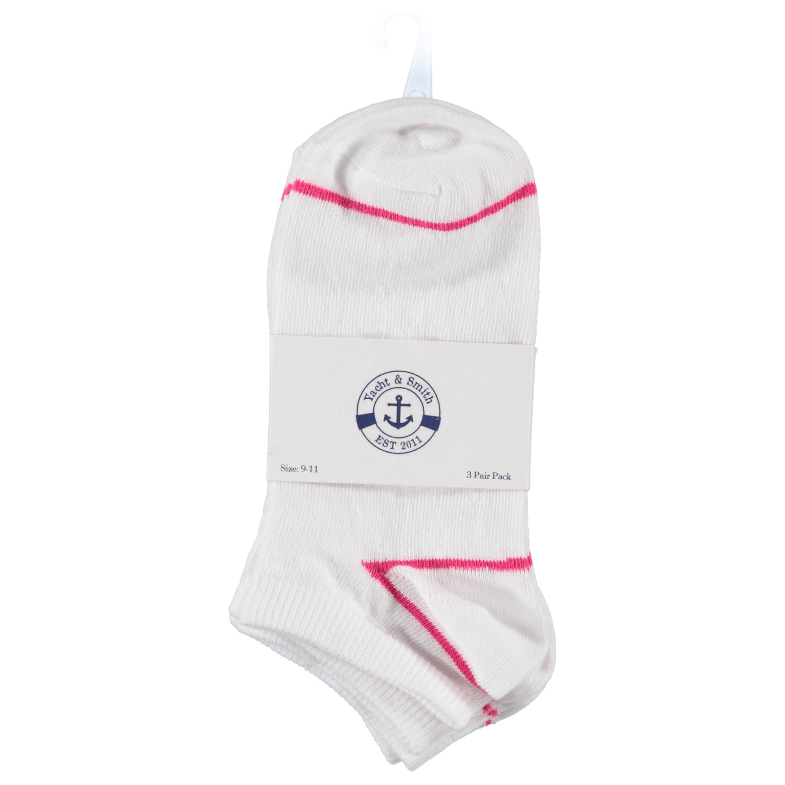 Yacht & Smith 120 Pairs Wholesale Sample Socks Womens, Crew and Ankle Socks - Mixed Assorted Random Colors Wholesale Lot Bulk, Great for Donating Shelters
