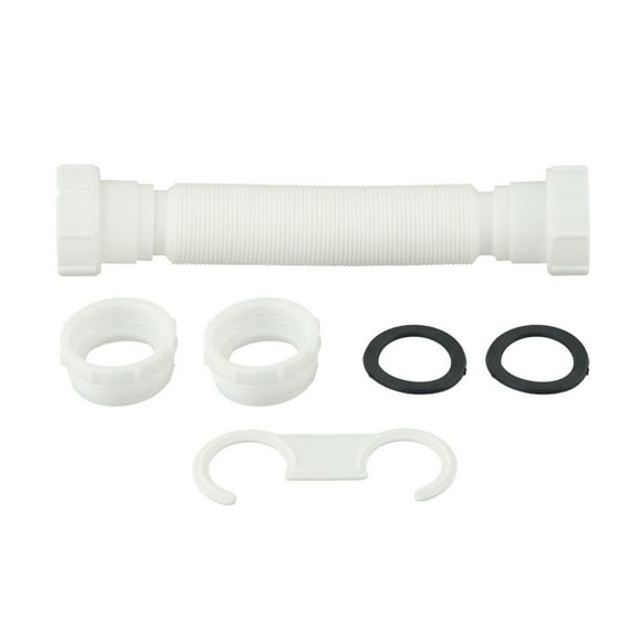 1set Double-Headed Water Pipes Kit For Bathroom Sink Drainage With Drawers/wall Drains/floor Drains Flexible Pipe Connector Kit