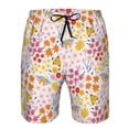 thumbnail image 4 of Naloa Colorful Floral Men's Beach Shorts, Surfing shorts, Swim trunks, Quick Dry Swim Trunks for Surfing Beach Fun - 3X-Large, 4 of 9