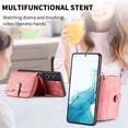 thumbnail image 3 of for Samsung Galaxy S22 Plus Wallet Case, Crossbody Phone Purse with Card Holder for Women, Zipper PU Leather Carrying Cover Gift with Shoulder Strap Kickstand Anti-drop for S22 Plus - Pink, 3 of 10