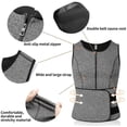 thumbnail image 4 of All Black 2 Hook Chaleco deportivo de neopreno para hombre, chaleco de Sauna para postura correcta, soporte para la espalda, 4 of 5