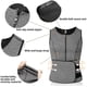 thumbnail image 4 of All Black 4 Hook Chaleco deportivo de neopreno para hombre, chaleco de Sauna para postura correcta, soporte para la espalda, 4 of 5