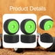 thumbnail image 5 of 4x Llantas RC Neumáticos Ruedas Repuestos Caucho Profesional DIY Modificado Reemplazo Verde, 5 of 5