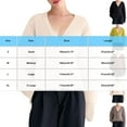 thumbnail image 3 of Kilaqueen Women's Fall Button Down Cardigan Sweaters V Neck Long Sleeve Knit Jacket Trendy Open Front Knit Coats with Pockets, 3 of 4