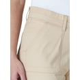 thumbnail image 3 of Lee Women's Relaxed Fit Avey Knit Waist Cargo Bermuda Short Café 18, 3 of 4