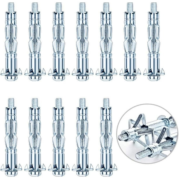 Wall Anchor, 20 Pcs M4×38 Heavy Duty Zinc Plated Steel Molly Bolt