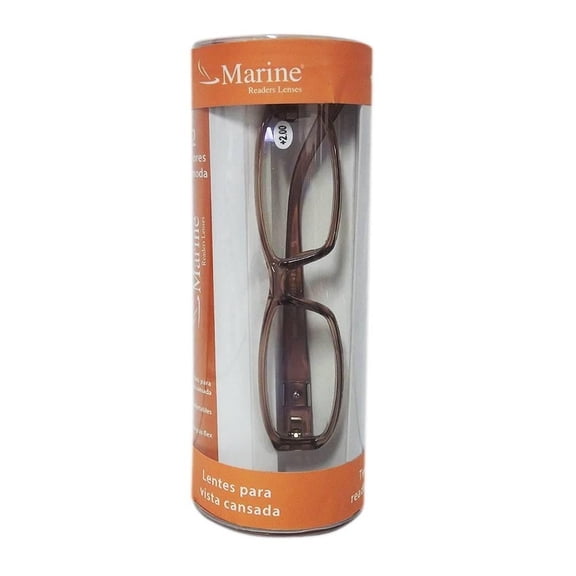Lentes Marine colores de moda + 1.50 y 2.00 vista cansada 2 pzas