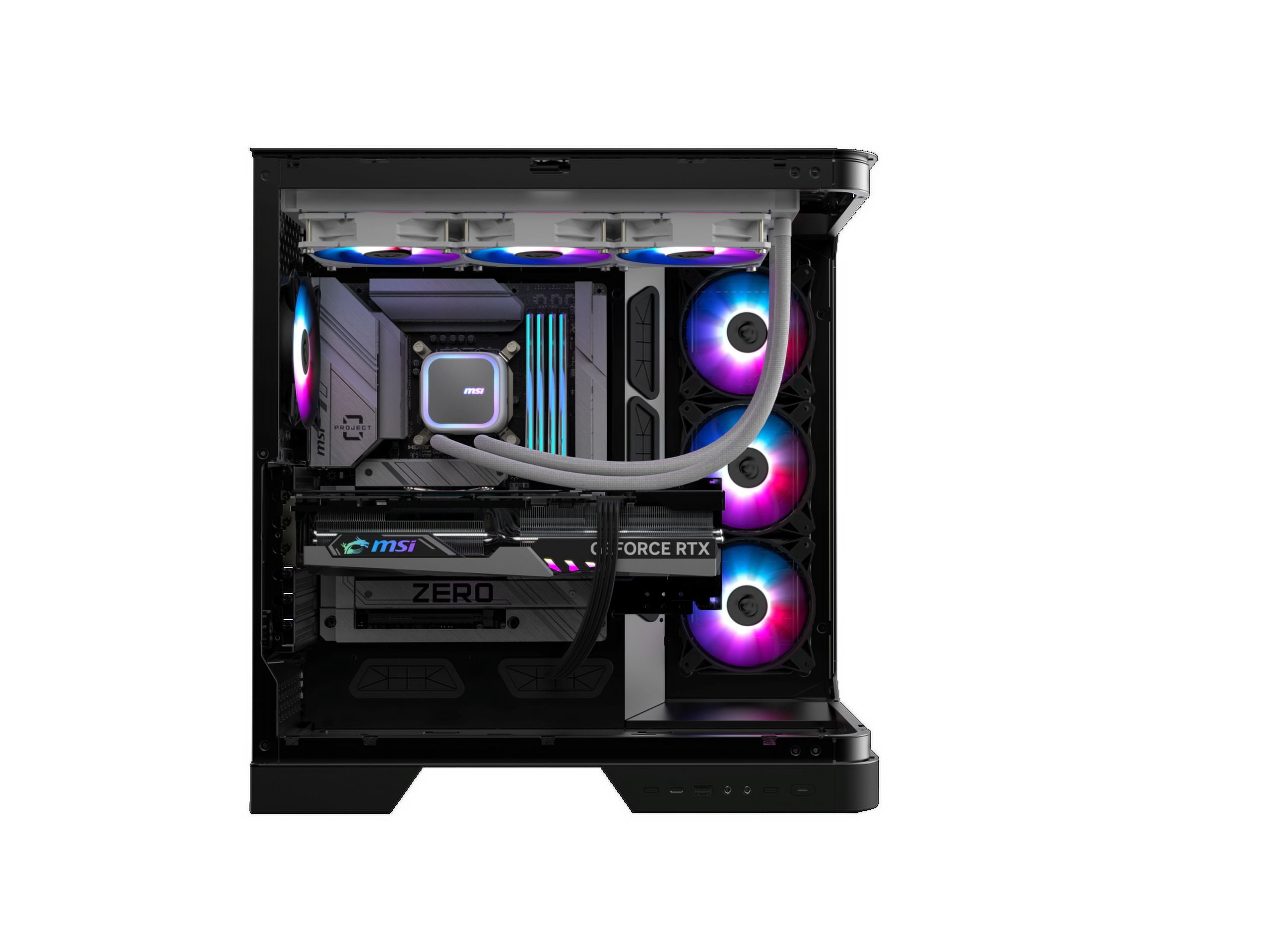 MSI MAG Coreliquid A13 240 WHITE ARGB Liquid CPU Cooler - 240mm AIO, Intel AMD (LGA 1700/1851/AM4/AM5), Pre-installed Fans - White