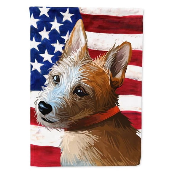 Carolines Treasures CK6659CHF Portuguese Podengo Dog American Canvas House Flag - 28 x 0.01 x 40 in.