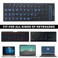thumbnail image 4 of Miangastore 6pcs Keyboard Sticker Replacement Keyboard Language Sticker For Laptop Computer, 4 of 8