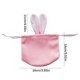 thumbnail image 3 of Ears Velvet Bags Easter Decor Bunny Drawstring Velvet Bag Candy Packing Bag Gift Bag With Cute Ear, 3 of 7