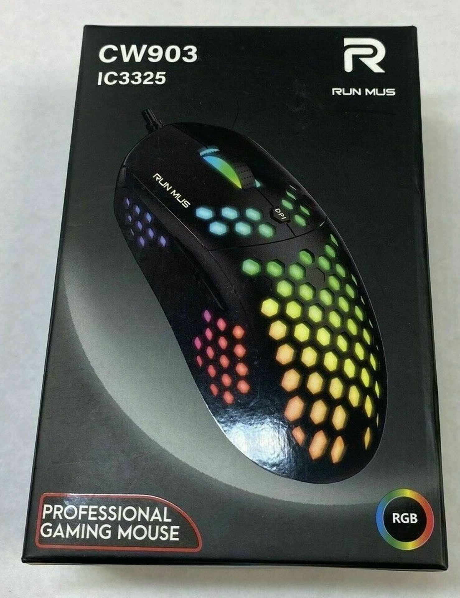CIRCLE- Runmus Rgb Gaming Mouse With 6 Programmable Buttons Chroma Rgb Backlit Ic3325