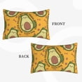 thumbnail image 4 of Balery Avocado Dog Pillow Covers,Bed Pilowcases,Reversible Plush Throw Pillow Covers End Pillow Encasement,Pillow Case - 20"X30", 4 of 9