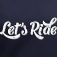 thumbnail image 3 of CafePress - Let's Ride Women's V Neck Dark T Shirt - Women's V-Neck Dark T-Shirt, 3 of 4