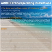 AUOSHI GPS Drone with 4K Camera for Adults Beginner,Upgraded EIS with Brushless Motor,Foldable FPV Quadcopter with Optical Flow, Follow Me, Smart Return Home,60 Mins Flight Time